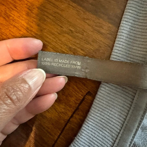 Mondetta Women's Printed Crewneck Active Sweatshirt Soft Gray Blue Size Large - Picture 5 of 11